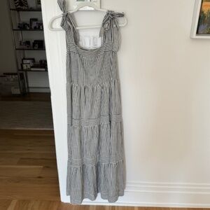 Maxi cotton By the River  strap summer dress size L